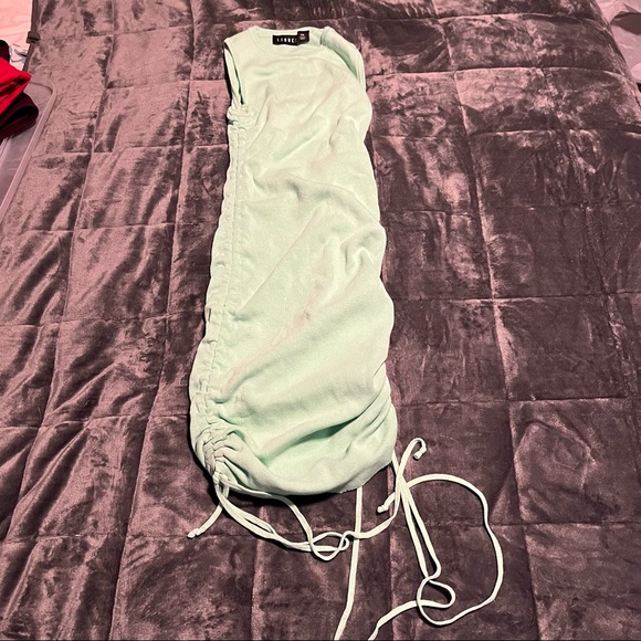 SOLD Lioness Dress military minds seafoam green - Picture 3 of 4